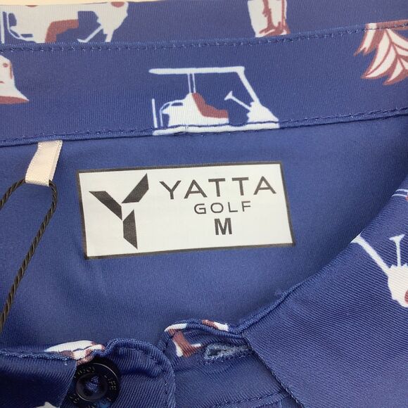 Yatta Golf Mens Carolina Pines Short Sleeve Golf Polo Size Medium‎ NWT - Picture 6 of 8